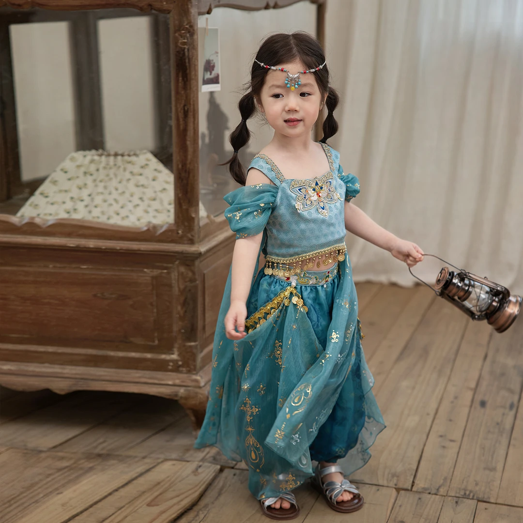 陈大猪小O宝 宝宝女演出服2024舞蹈服少数民族服装 YFX412051