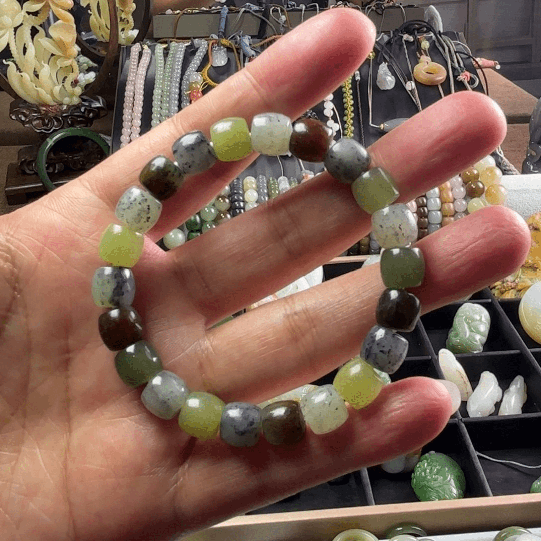 和田玉手链未镶嵌