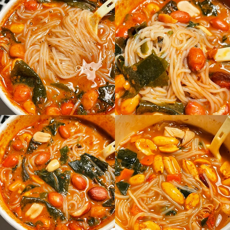 【买一箱送一箱】正宗麻酱米线南阳米线免煮宿舍粉丝方便面批发整箱