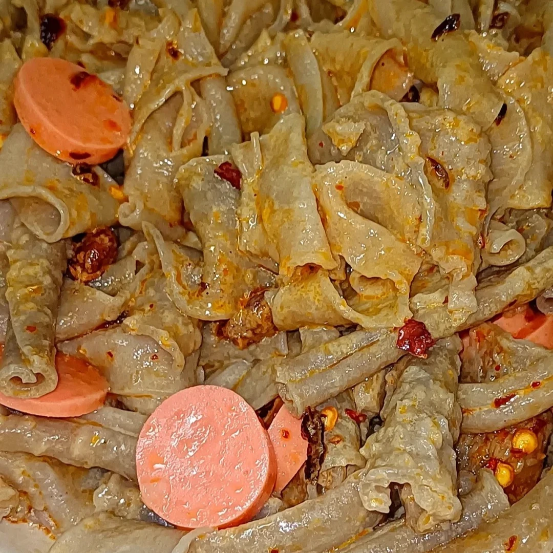 秋冬自律款】0脂减脂餐荞麦面皮解馋麻酱面皮速食粗粮荞麦面免煮
