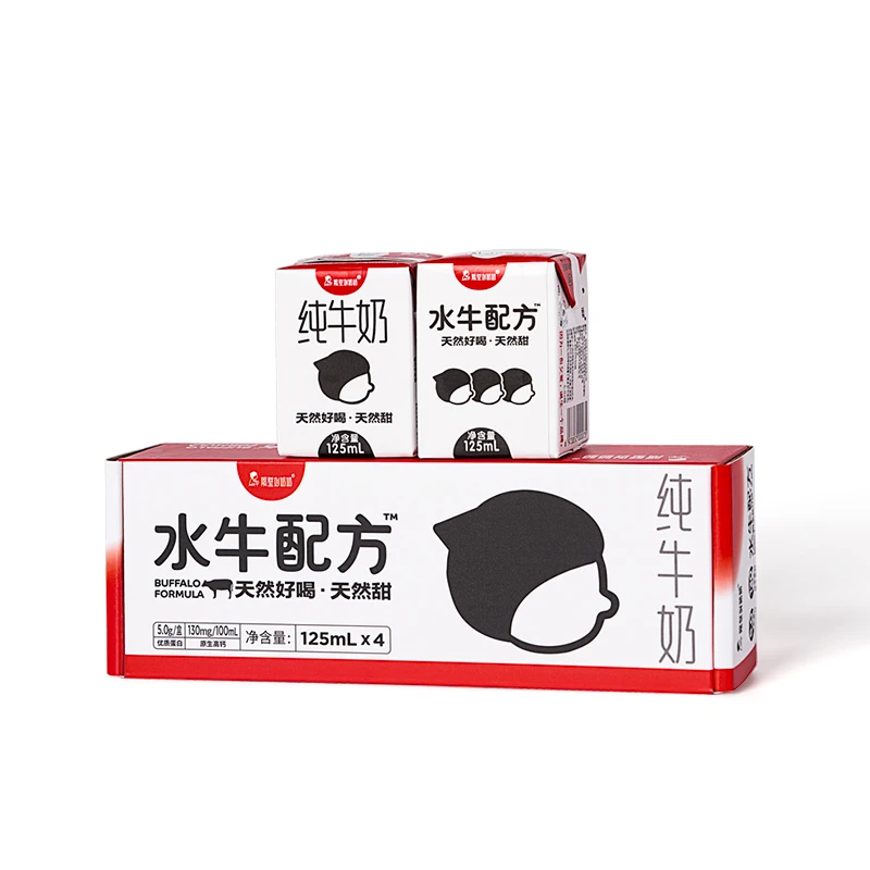 mini纯牛奶4支装