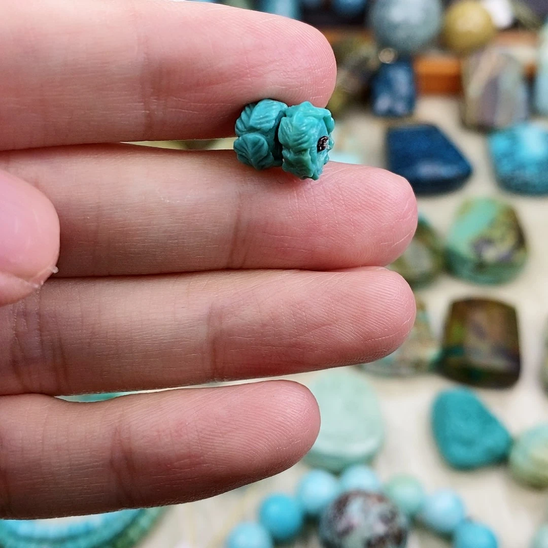 绿松石珠宝奇石未镶嵌