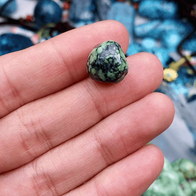 【闪购商品】绿松石珠宝半成品合金有*