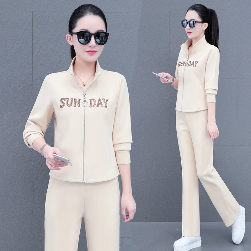 【3391】春秋爆款修身时尚洋气气质上档次高品质休闲运动套装两件套