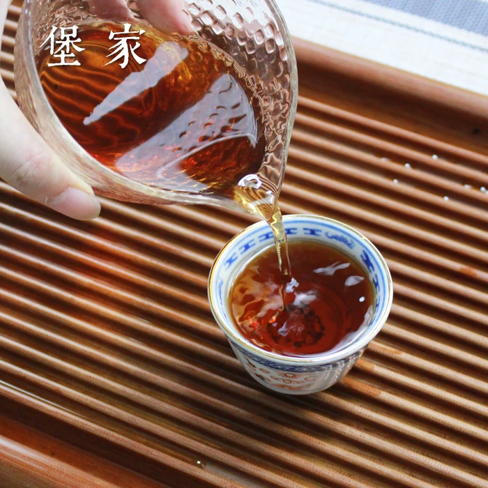 堡家【严选113】广西梧州樟香六堡茶500g装 双蒸双压 大箩茶黑茶