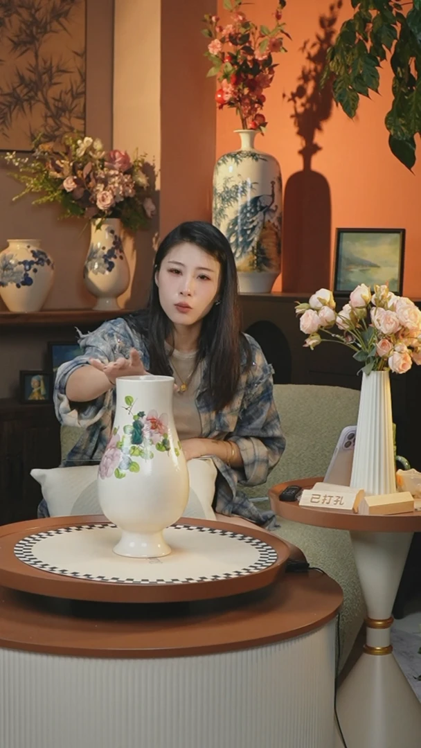 【闪购商品】景德镇手工手绘花器