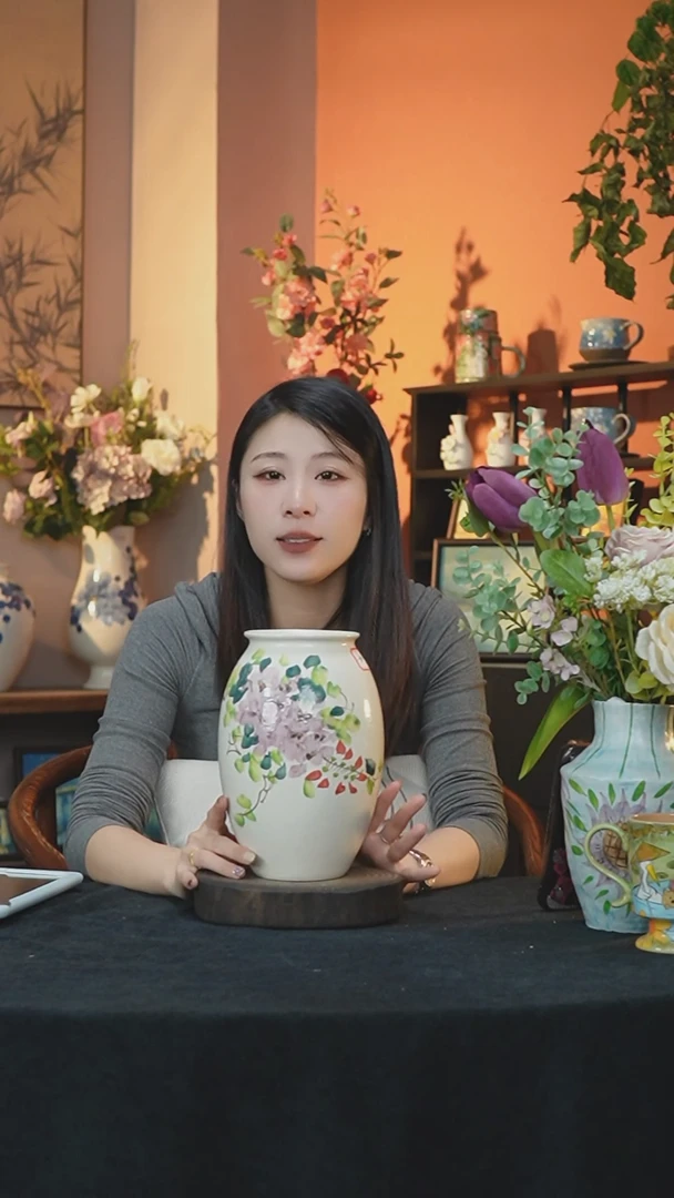 【闪购商品】景德镇手工手绘陶瓷花器