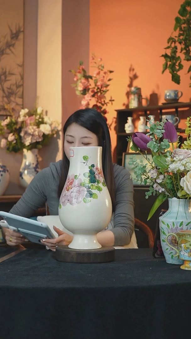 【闪购商品】景德镇手工手绘陶瓷花器