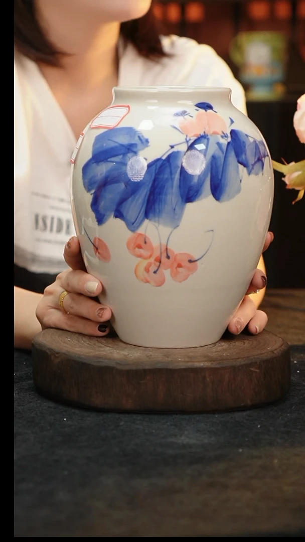 【闪购商品】景德镇手工手绘陶瓷花器