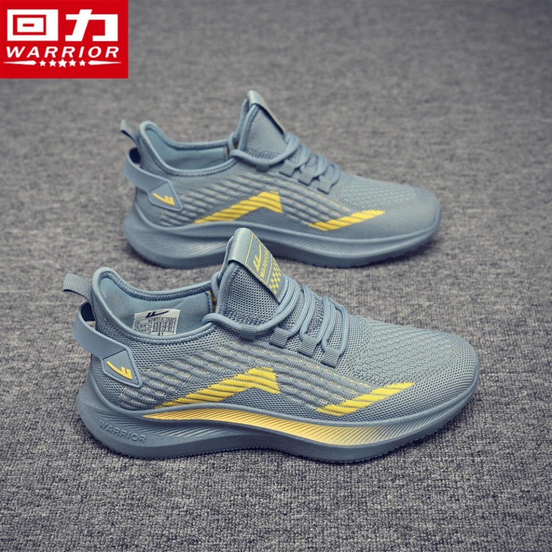 Warrior/回力男鞋透气网鞋2024夏季新款透气潮流休闲软底跑步鞋YM