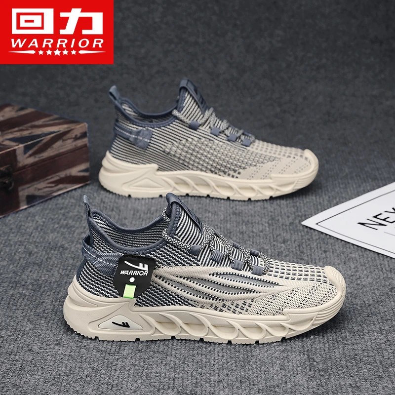 Warrior/回力男鞋2024夏季新款网面休闲潮鞋爆款百搭时尚运动鞋FD