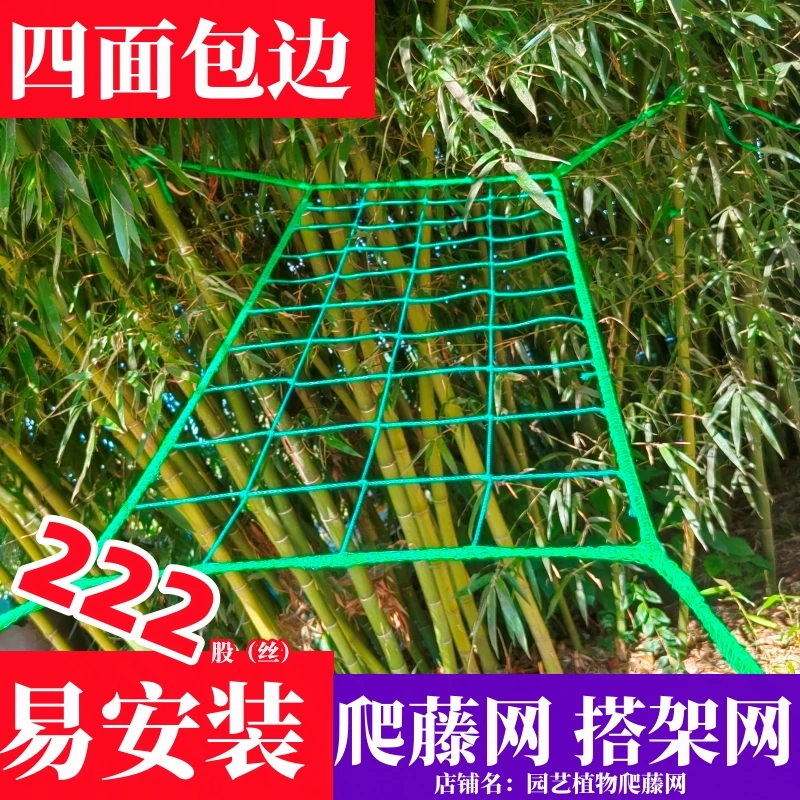 园艺植物爬藤网藤蔓网搭架网丝瓜黄瓜百香果葡萄豆角花卉网攀爬网