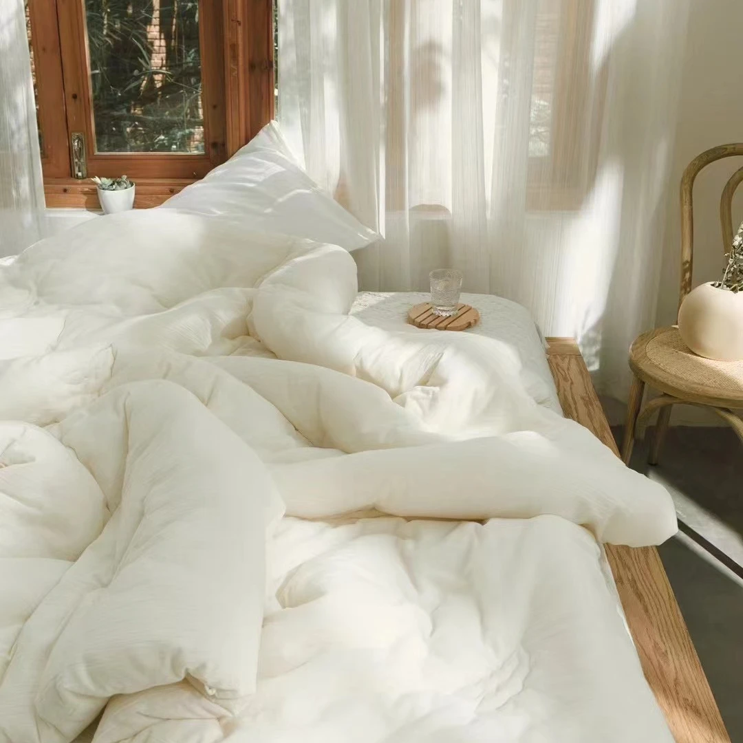 A类纯棉亲肤大豆纤维被子四季被秋冬被加棉加厚被芯柔软空调被