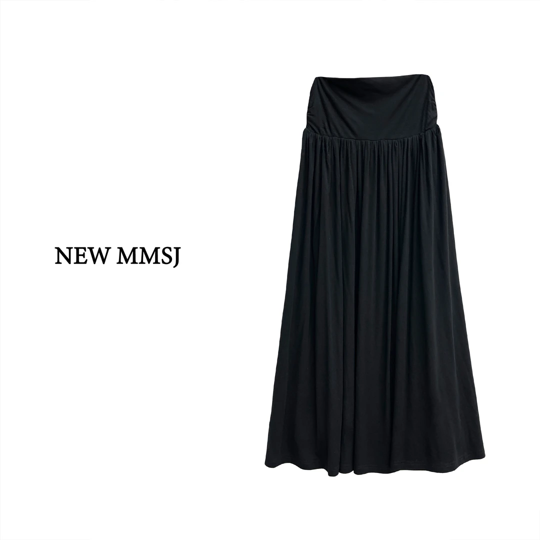 NEW MMSJ 慵懒垂感长半裙（清仓）