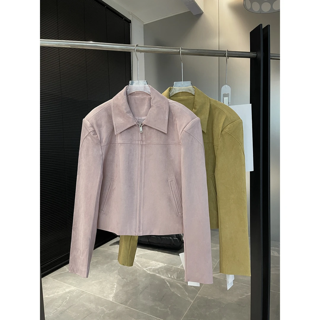 绒面短款外套13696（清）