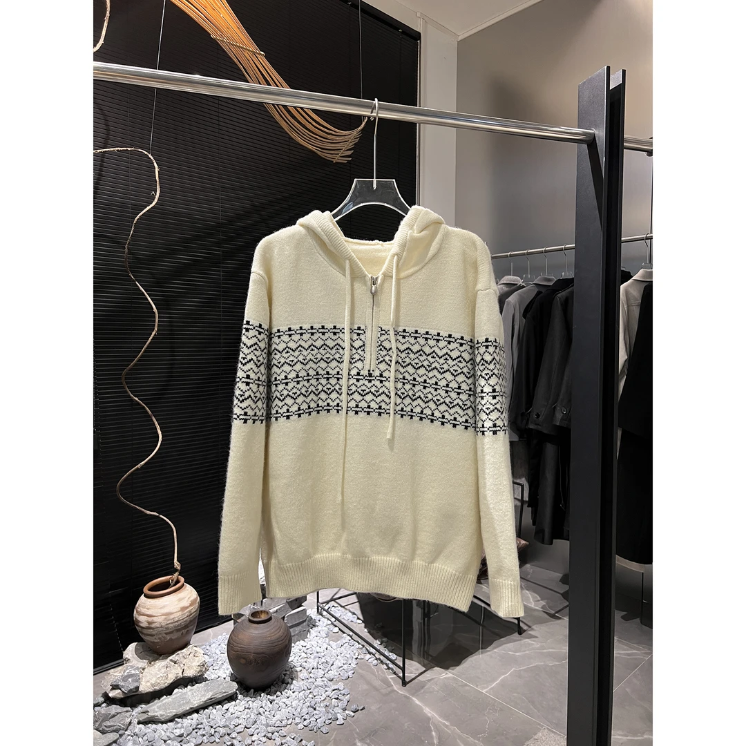 撞色连帽毛衣241212（清）