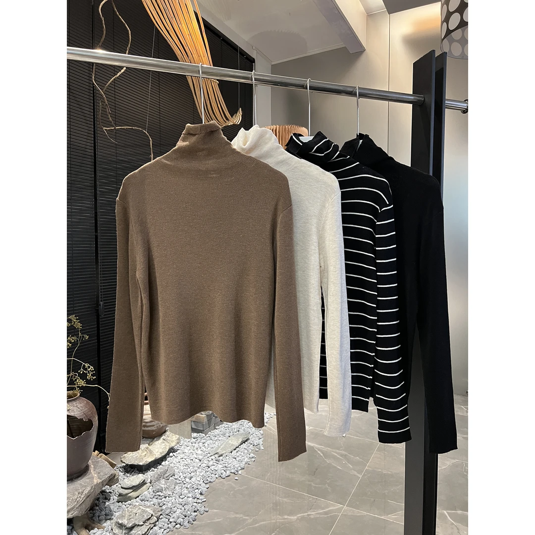 秋冬高领针织打底衫8329-9