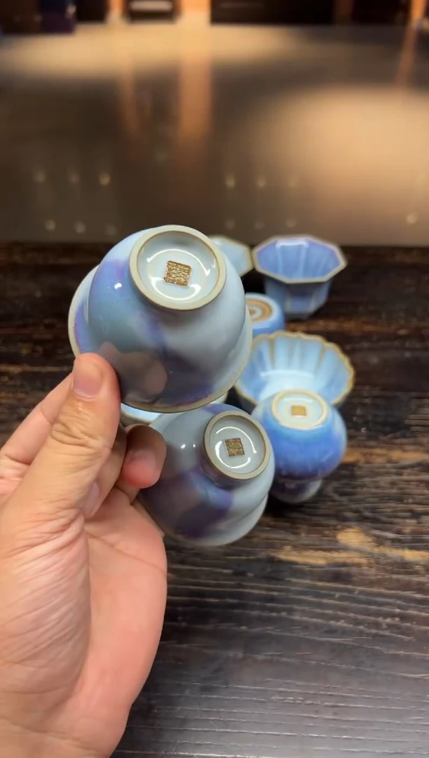 【闪购商品】/陈卫星柴烧钧窑小压手