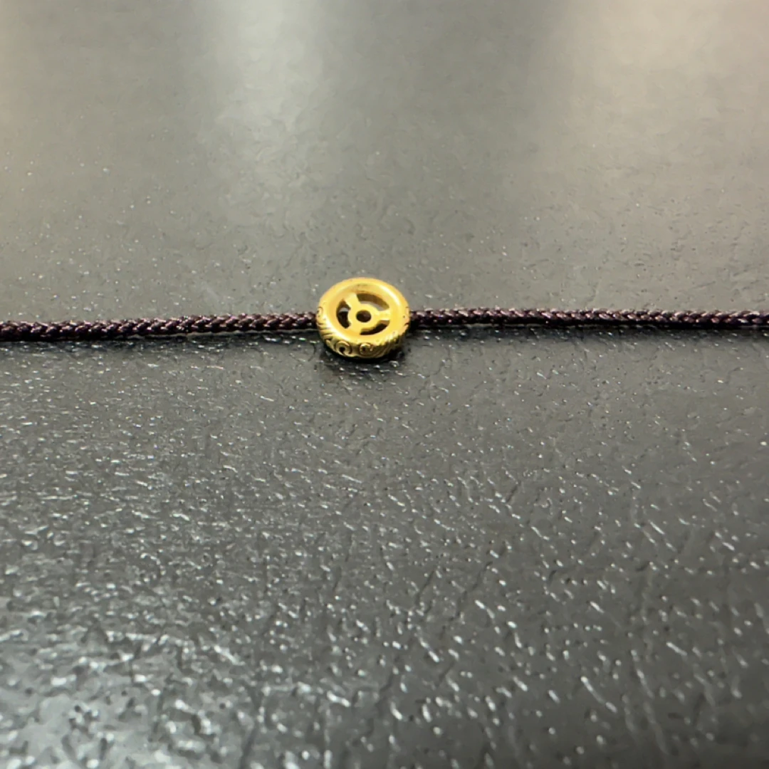 925银银制品 k8mm唐草配饰卡环一个