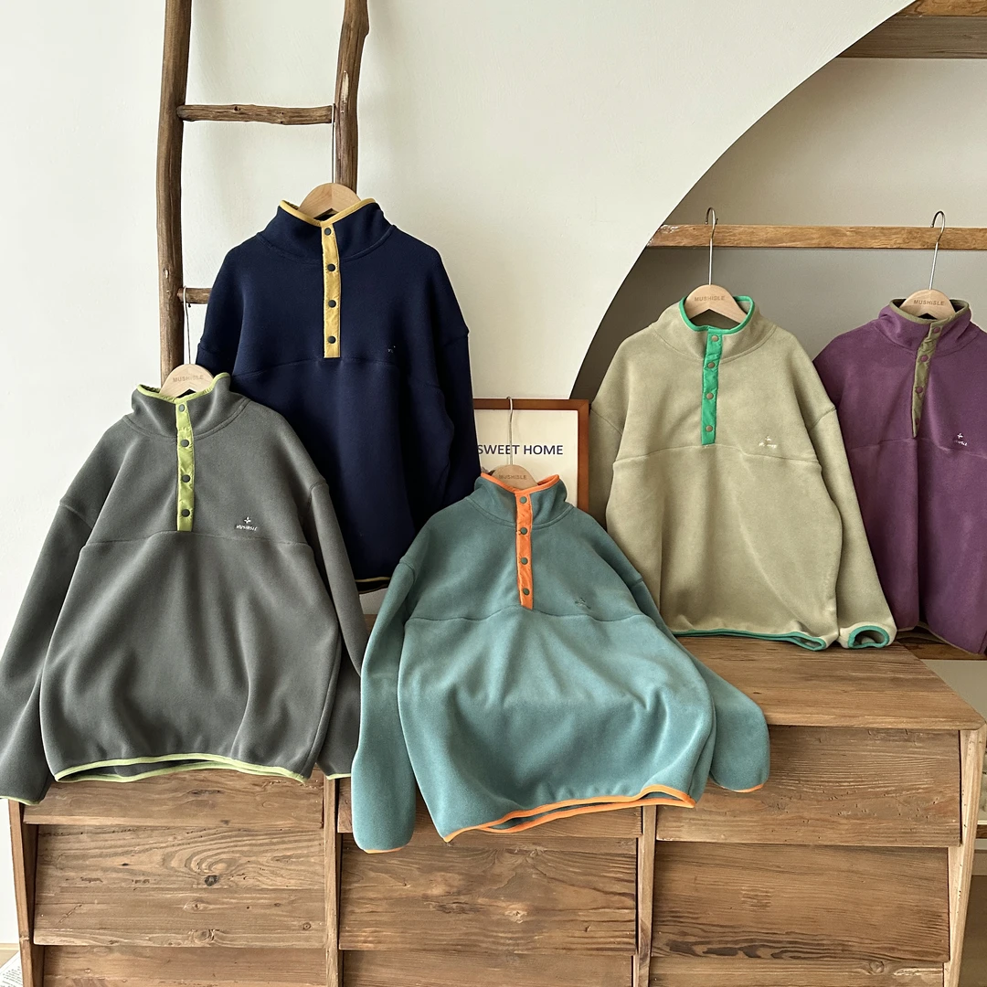 阿又冬季童装男童儿童中大童双面绒内外穿外套99136D