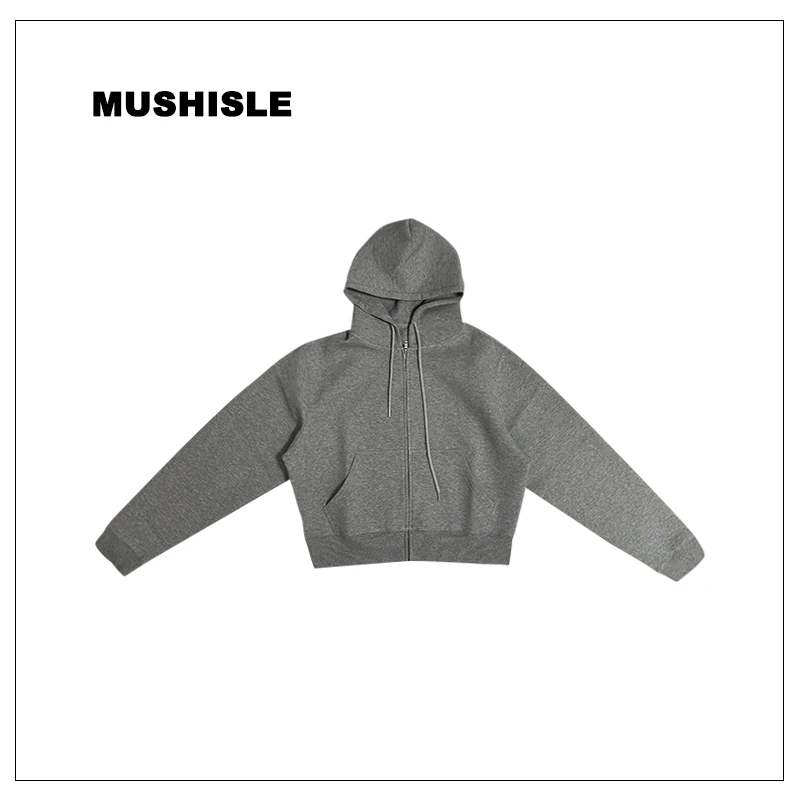 阿又春季纯色显瘦圆领休闲百搭宽松成人款卫衣外套Z2514