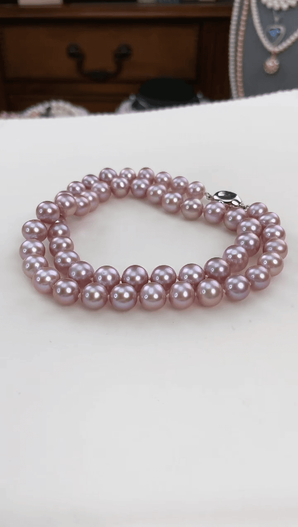 【闪购商品】淡水珍珠项链未镶嵌无核极光8-99mm珍珠项链533