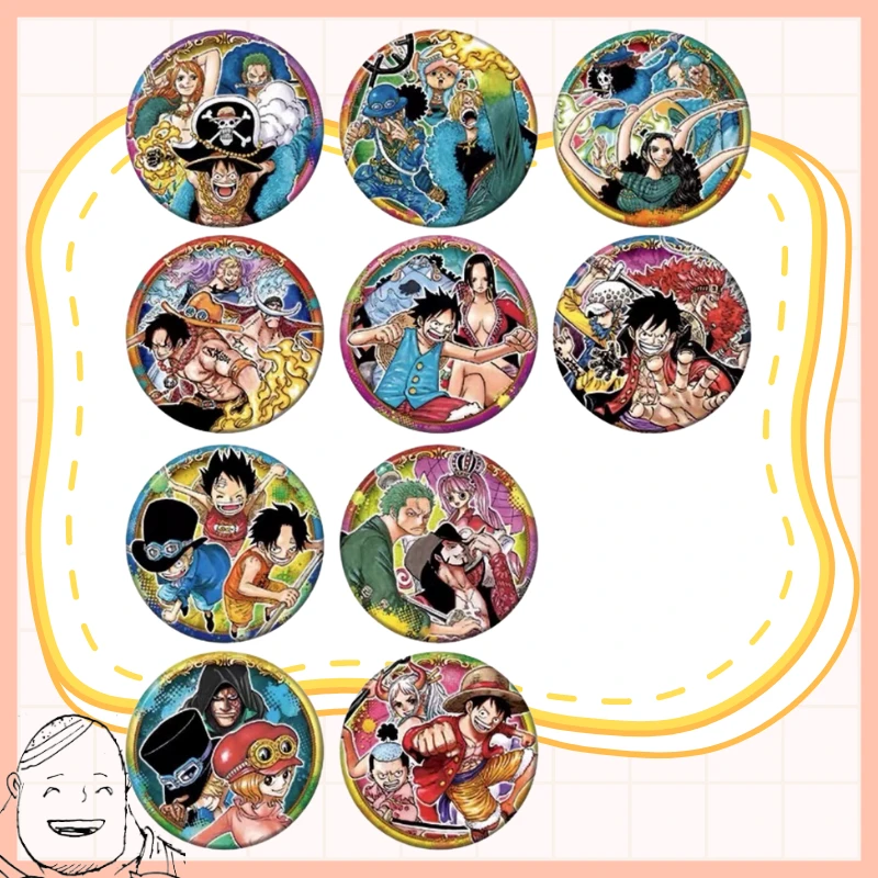 【熊仔】海贼王 最强三人组 大吧唧 100mm 路飞 日版正版 盲盒代拆