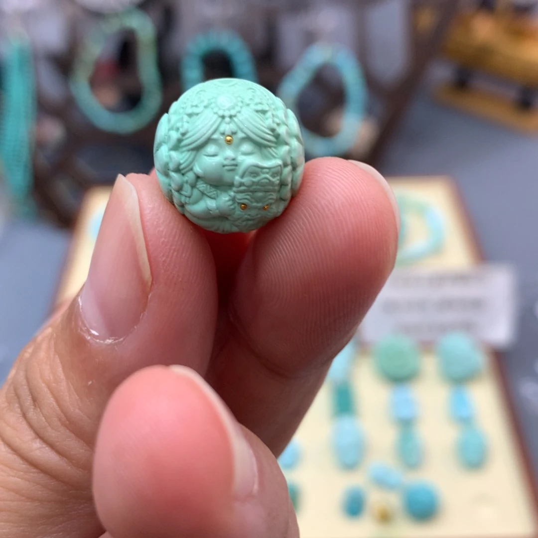 绿松石14未镶嵌配饰