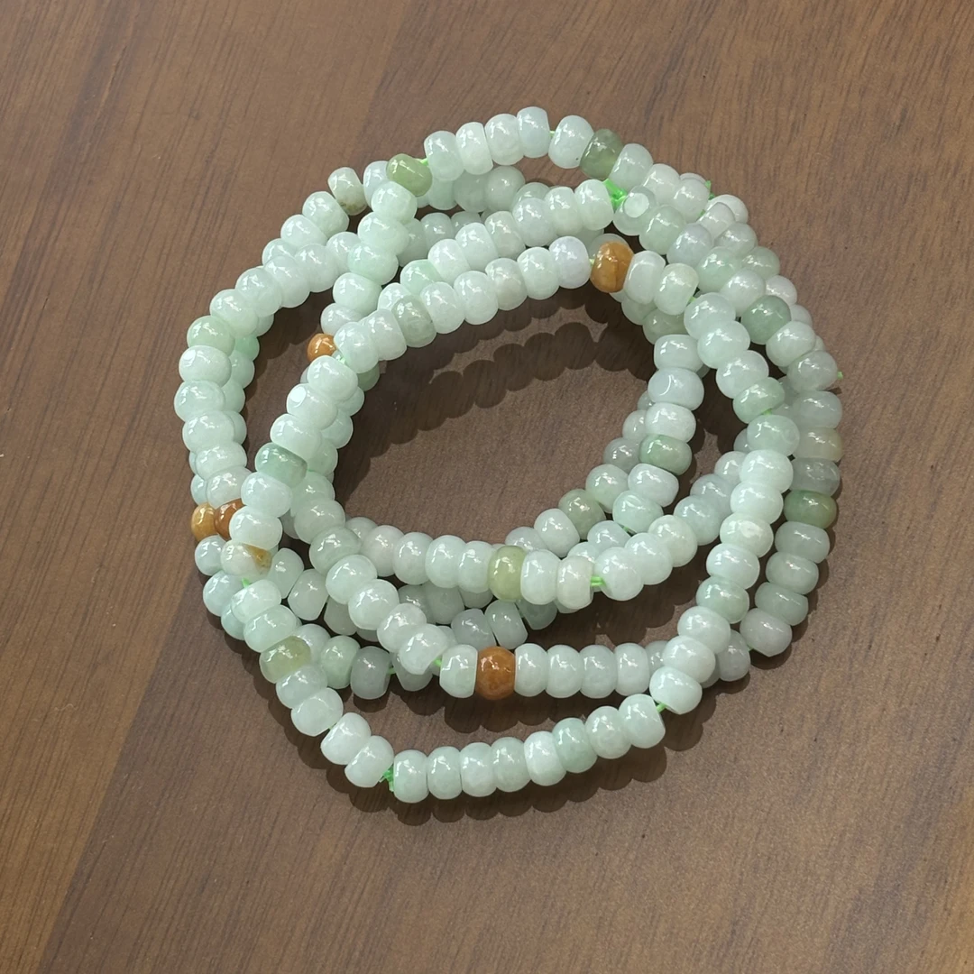 小米珠卡5时尚单圈翡翠A货(多样性发货）