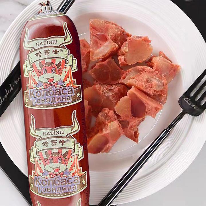 【哈蒂牛牛筋肠发10根】俄罗斯风味牛筋肠180g俄式牛筋香肠开袋即食