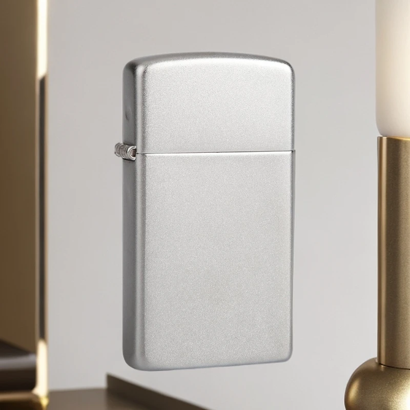 zippo打火机纤巧1605镀铬/黄铜/冰面TC9903ZJ美版正品之宝防风