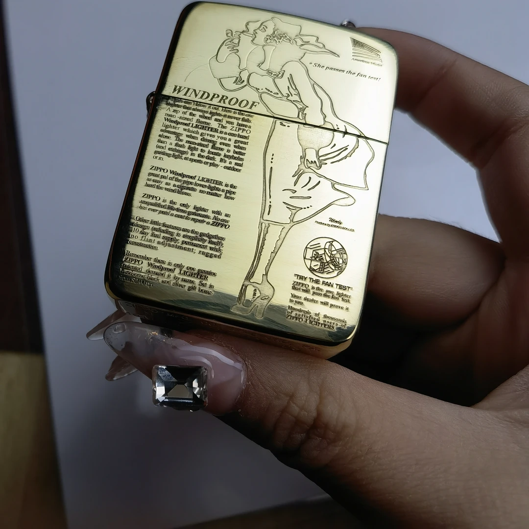 Zippo打火机1941海报风女黄铜334