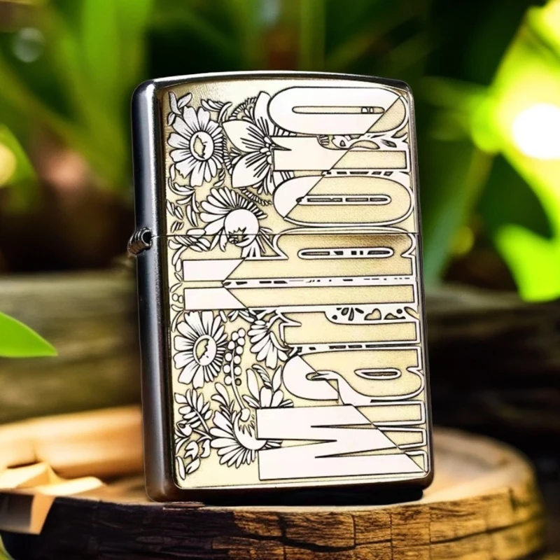 zippo打火机正版镀铬磨砂万宝路芝宝火机煤油之宝火机DY9902DK