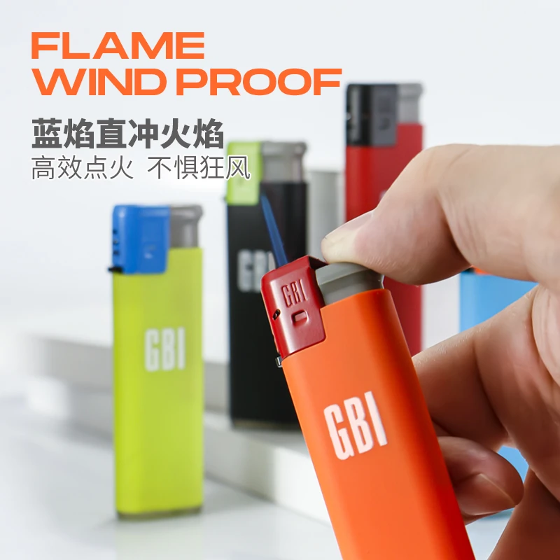 Grand Boat/大船防风直冲打火机网红个性可充气耐用磨砂火机防爆