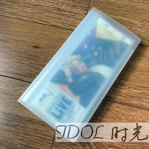 动漫同人镭射票演唱会票景点门票据收纳册透明60枚