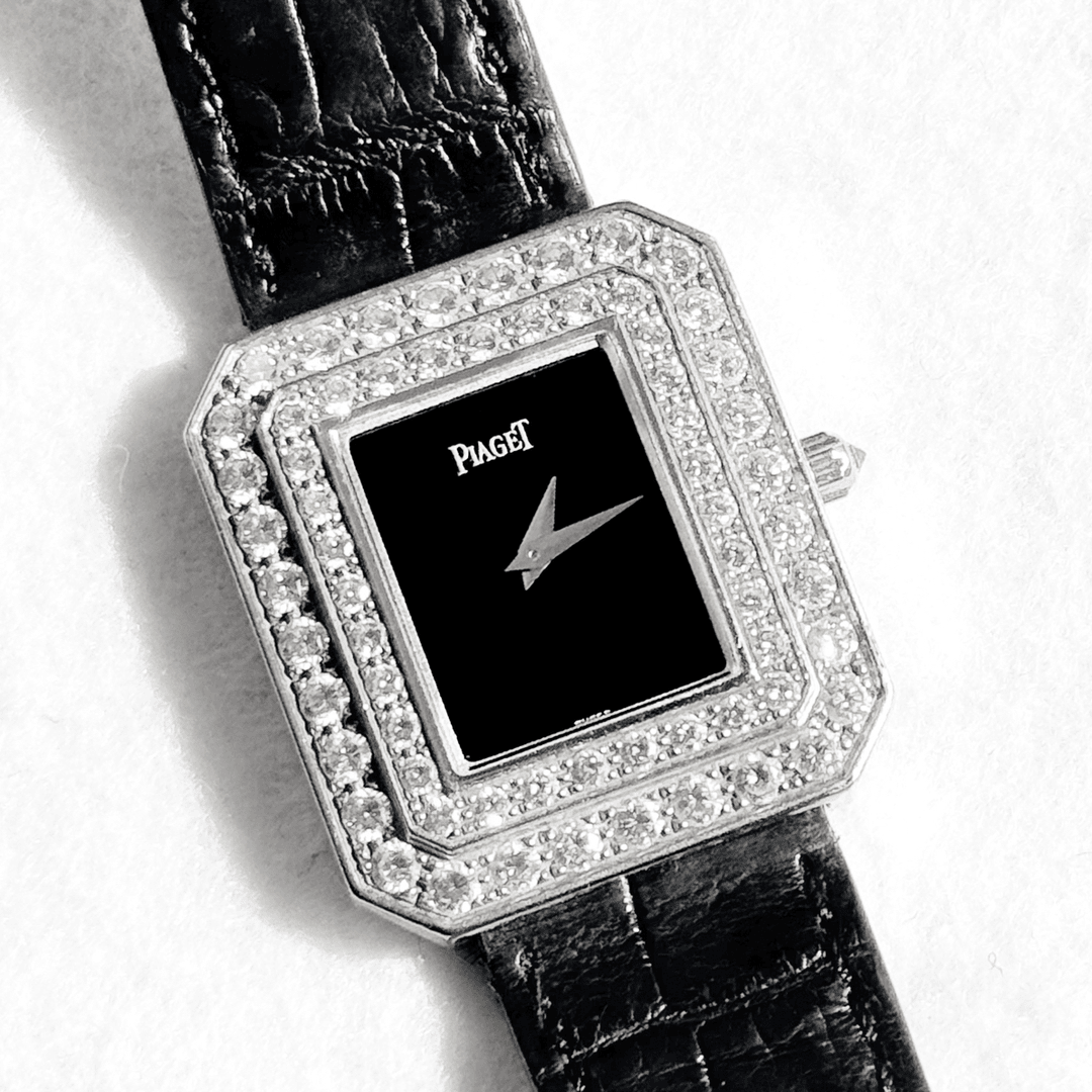 99新 Piaget/伯爵 伯爵 18K白金原镶钻石英女士腕表 女表