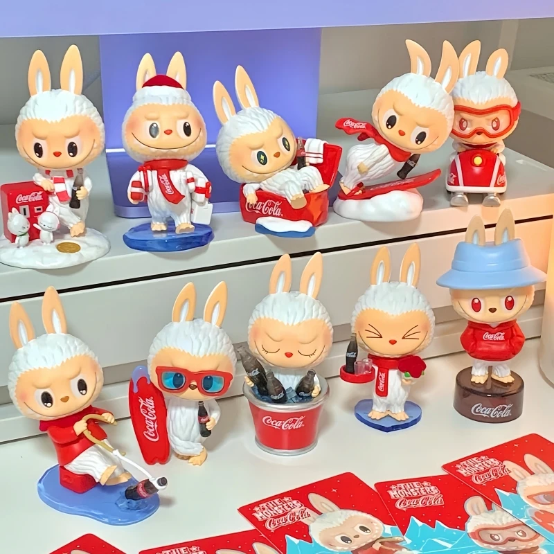 【代拆】拉布布可口可乐系列盲盒潮玩手办