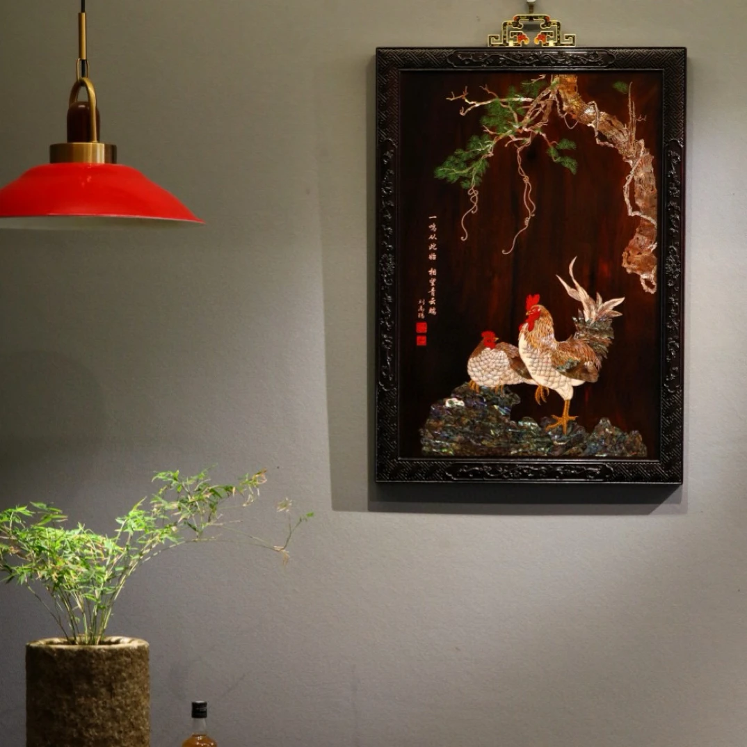 源艺•酸枝·挂屏「大吉大利」