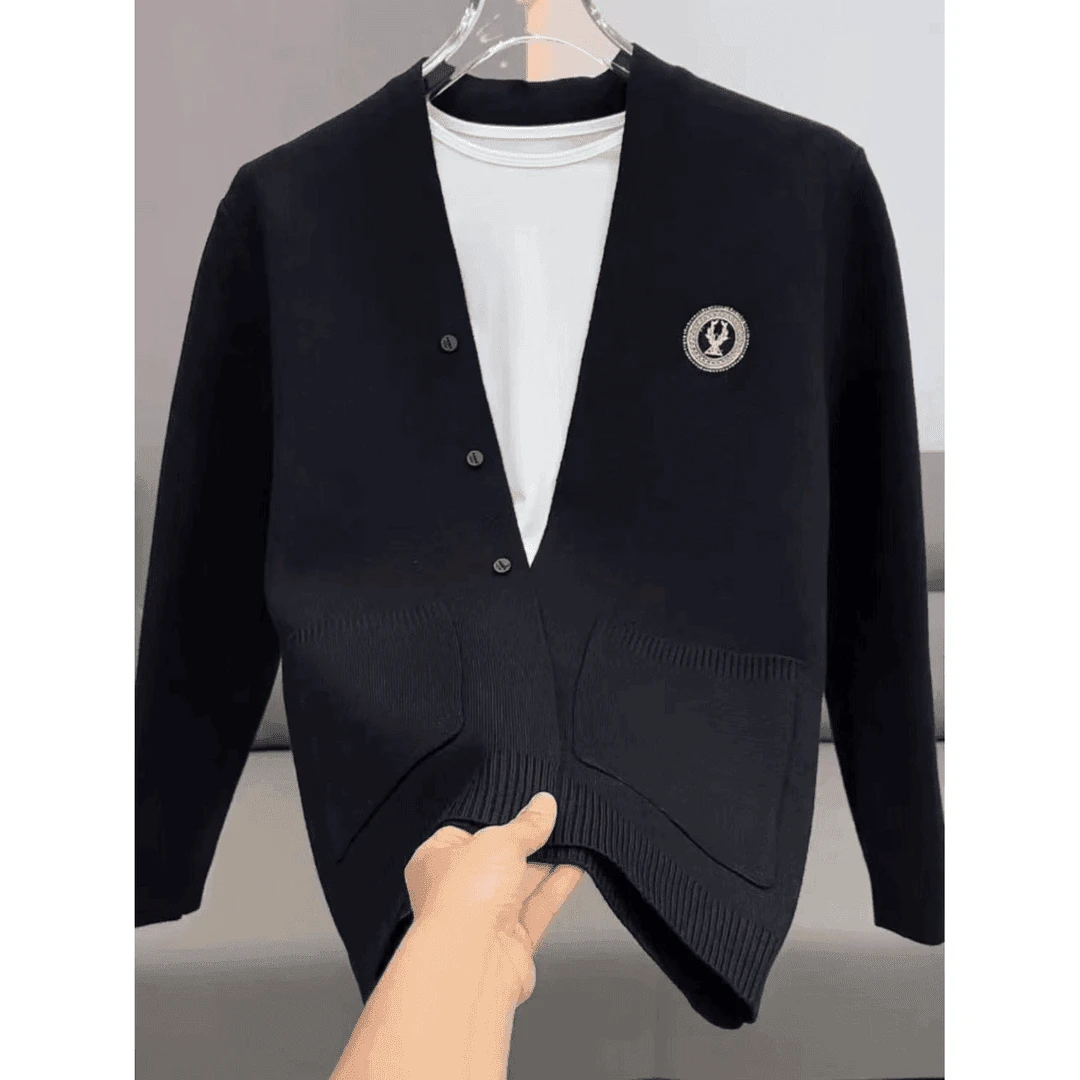 不起球不掉色针织开衫男士休闲潮流简约上档次毛衫网红气质毛衣