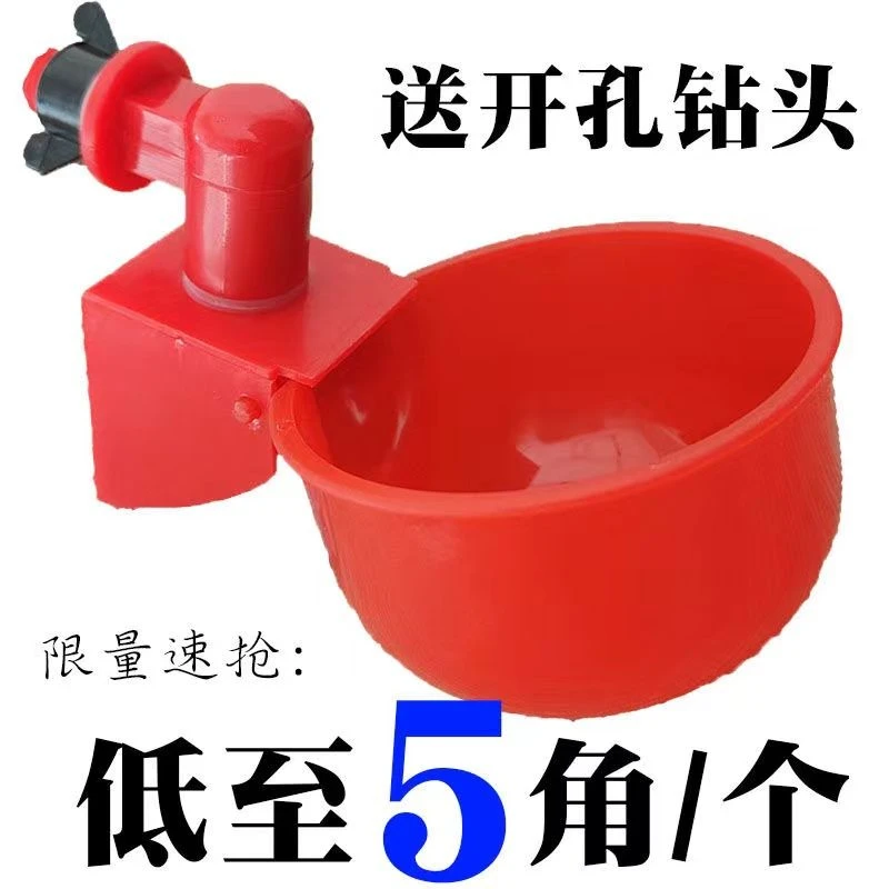 鸡鸭家禽自动饮水碗鸡鸭鹅自动喂水器鹌鹑鸟鸽子饮水器养殖神器