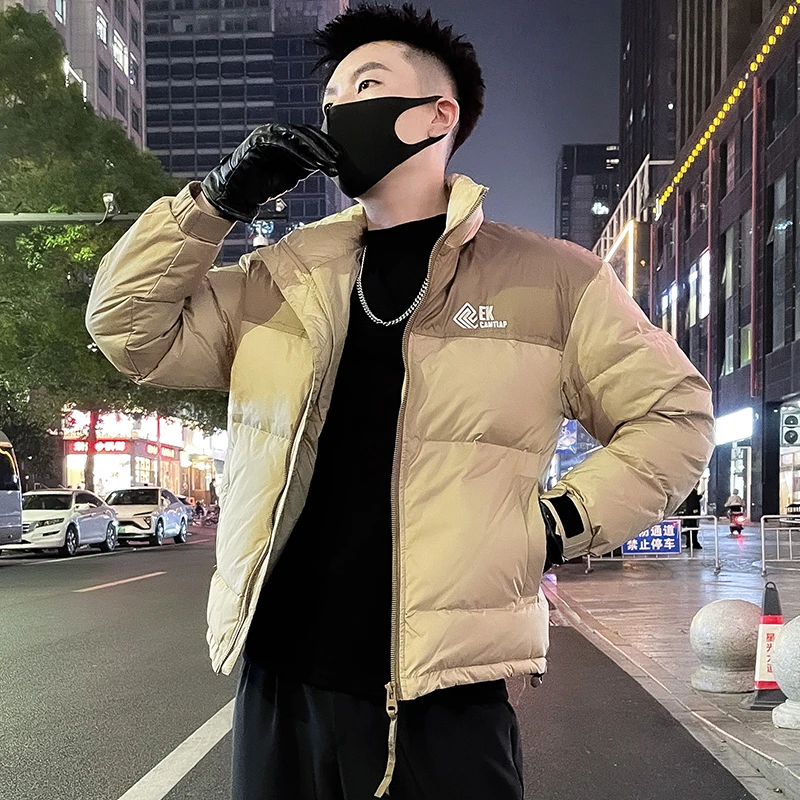 高级感男士棉衣外套冬季2023秋冬新款爆款立领棉服男装加厚棉袄子