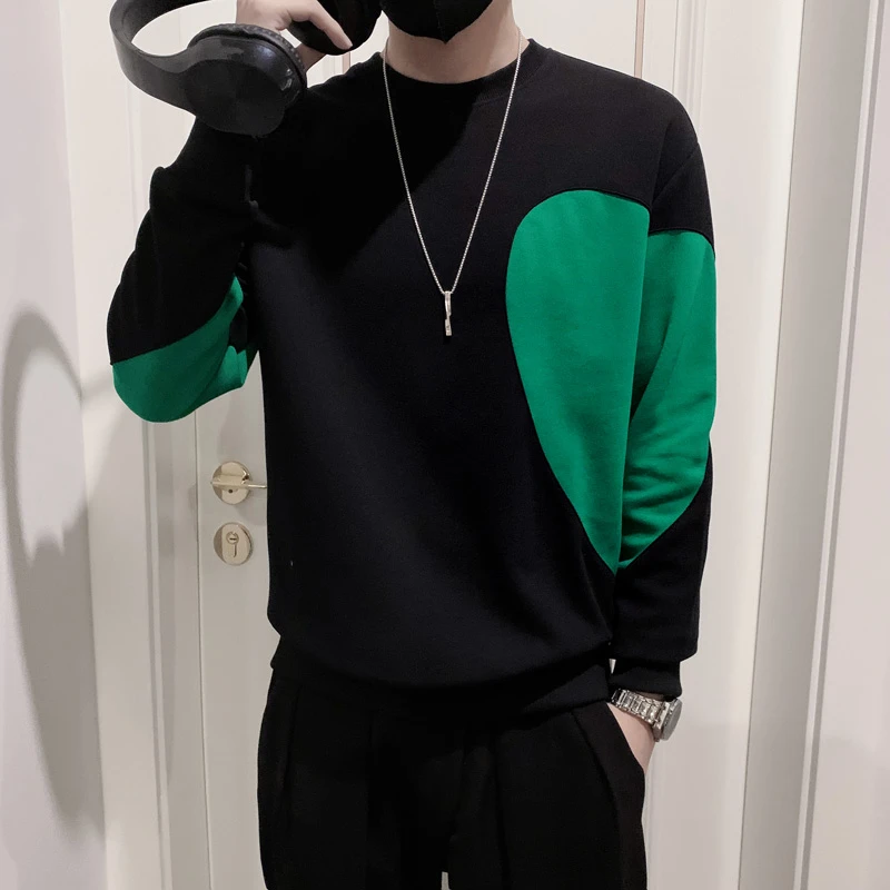 高级感潮牌卫衣男士春秋季2024新款爆款潮牌痞帅长袖打底T恤外套