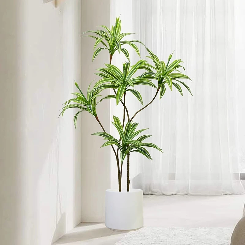 大件高端轻奢巴西铁树仿生植物客厅装饰假盆景室内盆栽大摆件