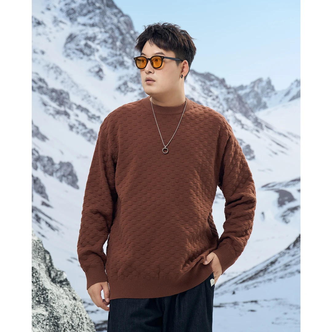 【断码毛衣】森老板大码男装秋冬季保暖打底加大针织衫毛衣卫衣