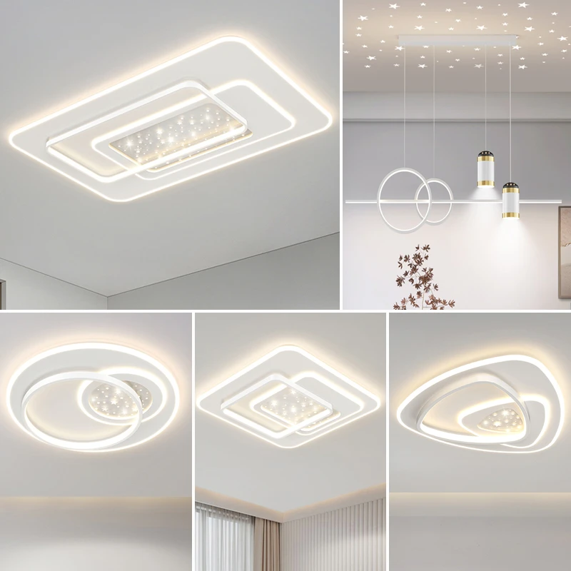 客厅主灯2025新款广东中山灯具现代简约大气全屋套餐卧室吸顶灯