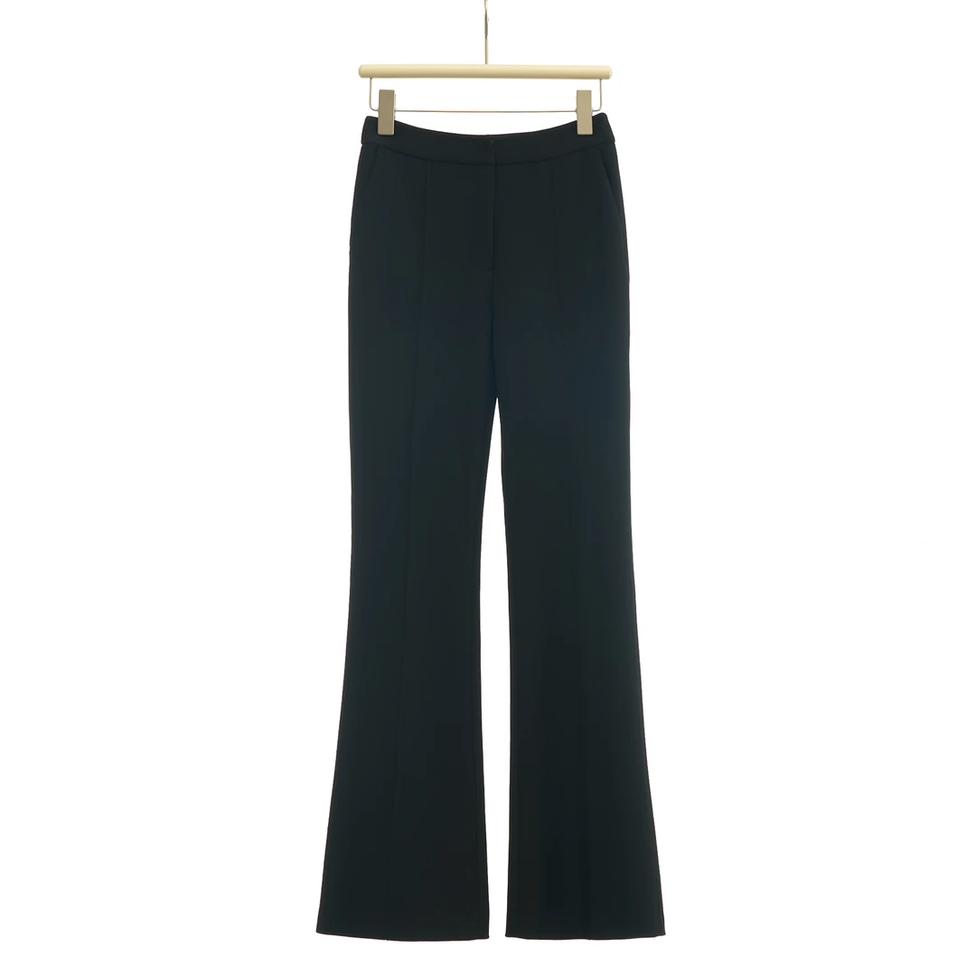 ^3宝^【夜幕微喇 裤子】气质高腰时尚百搭微喇阔腿裤  S30416H2