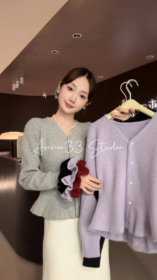 3姐【艺术生 上衣】气质时尚短款百搭多色上衣S34079