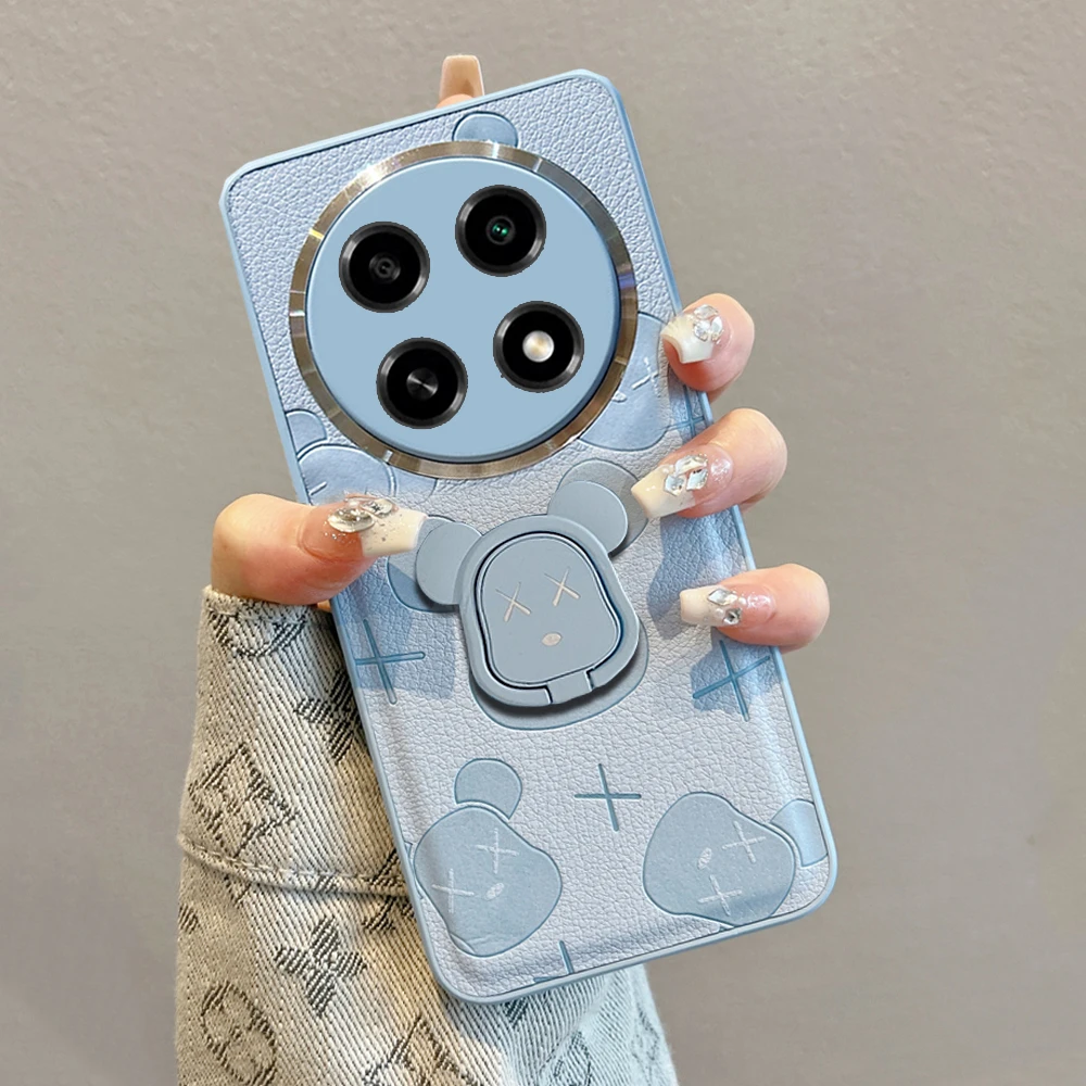 适用oppoa2pro手机壳新款pjg110高级感卡通支架5g曲屏全包防摔P女