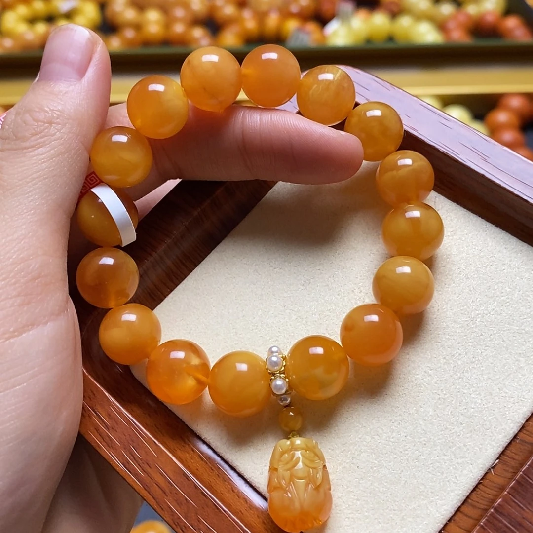 【闪购商品】蜜蜡手链未镶嵌手串