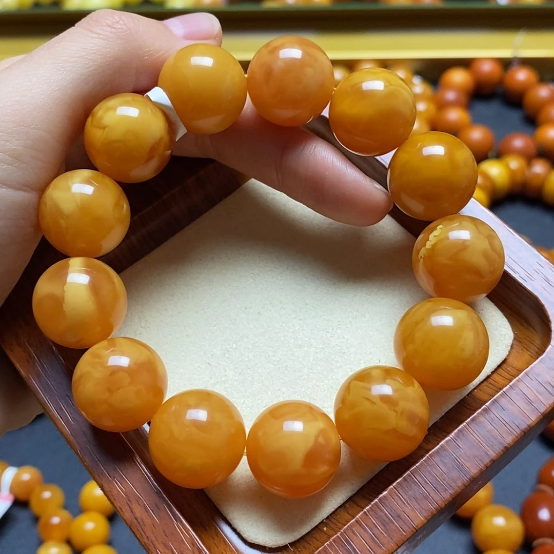 【闪购商品】蜜蜡裸石未镶嵌手串
